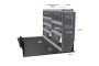 MR4 Express Range For Vauxhall Vivaro L1H1- Two Bays - Top Tray configuration with matting photo 2