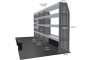MR4 Express Range For L4H3 Nissan NV400 (Interstar) 2010-2024 - Rear-Wheel Drive - Three Bays - Drawers + Shelves photo 2