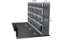 MR4 Express Range For Peugeot Boxer L3H3- Three Bays - Top Tray configuration with matting photo 7