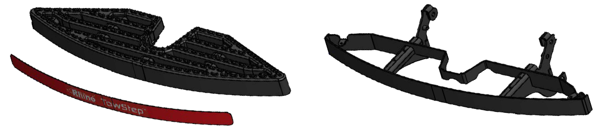 New TowStep Centre Plastic Tread Replacement Kit (Black) photo 1