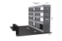 MR4 Express Range For Nissan NV400 (Primastar) L1H1- Two Bays - Top Tray configuration with matting photo 2