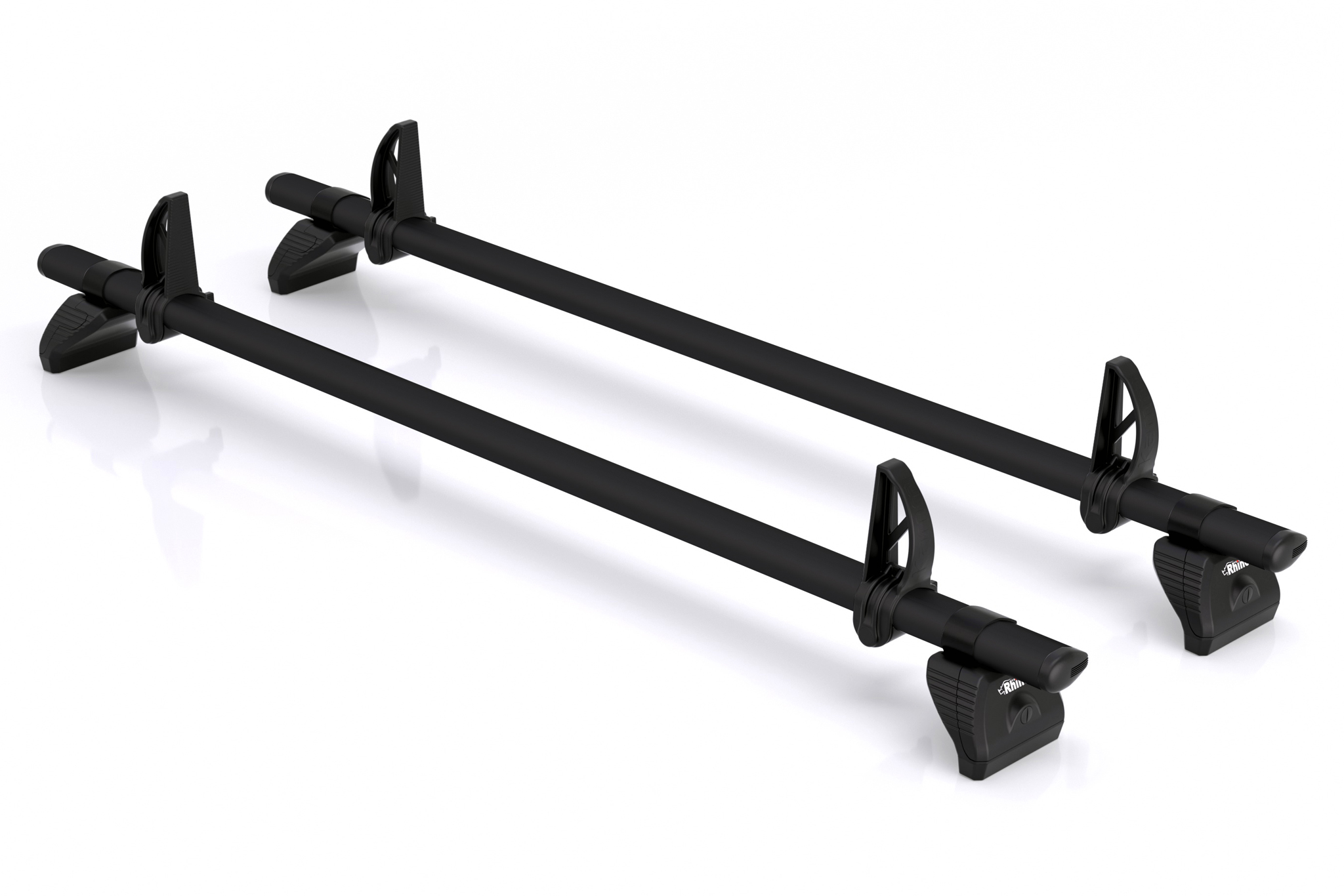 KammBar Black for Citroen Dispatch 2016 - Long Wheelbase - Low Roof (L3H1), 2 Aluminium Bars photo 1