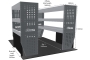 MR4 Express Range For L1H1 Peugeot Expert 2016- Full Configuration - Shelves only photo 2