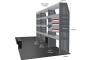 MR4 Express Range For L4H2 - Rear-Wheel Drive - Volkswagen Crafter 2006-2017 - Three Bays - Drawers + Shelves photo 2