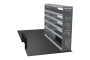 MR4 Express Range For Vauxhall Movano L4H2- Two Bays - Top Tray configuration with matting photo 2