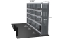 MR4 Express Range For Peugeot Boxer L3H2- Three Bays - Top Tray configuration with matting photo 7