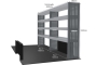 MR4 Express Range For L2H2 Peugeot Boxer 2006- Two Bays - Shelves only photo 2