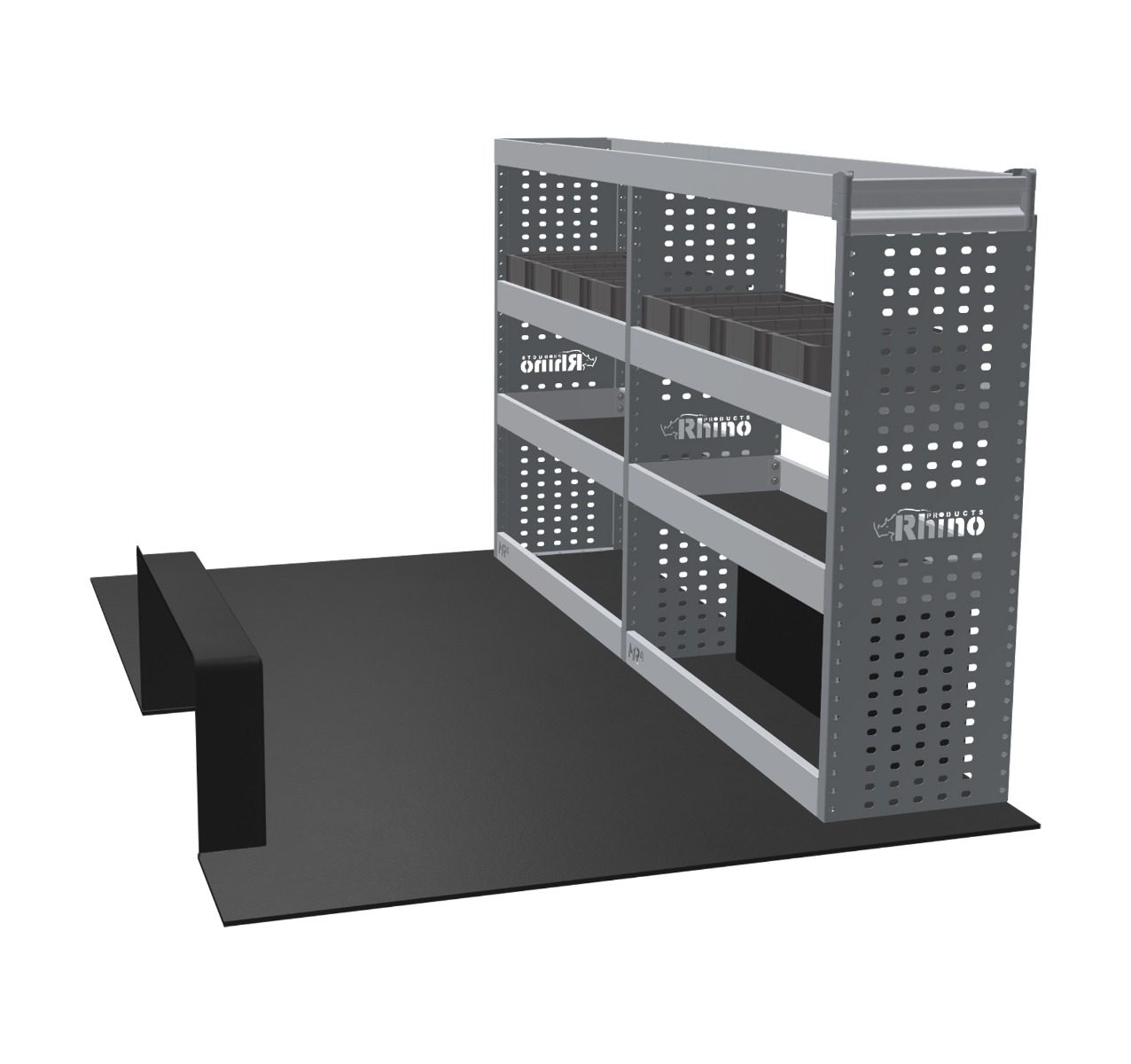 MR4 Express Range For Ford Transit Custom L1H1- Two Bays - Top Tray configuration with matting photo 1