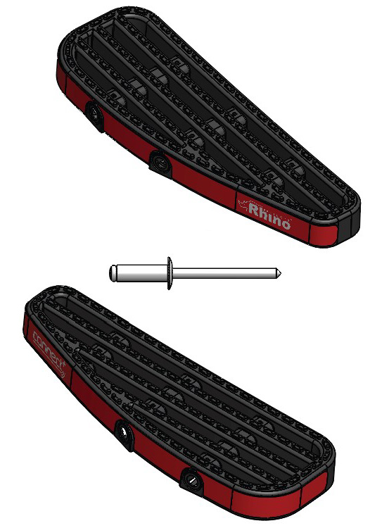 TowStep Left and Right Replacement Treads (Black) photo 1