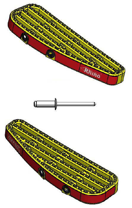 TowStep Left and Right Replacement Treads (Yellow) photo 1
