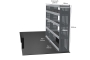 MR4 Express Range For Vauxhall Movano L4H2- Two Bays - Top Tray configuration with matting photo 7