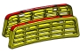 AccessStep Twin Yellow Connect+ Plastic Tread Replacement Kit photo 2