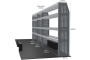 MR4 Express Range For L4H2 - Rear Wheel Drive - Nissan NV400 (Interstar) 2010-2024 - Three Bays - Shelves only photo 2