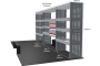 MR4 Express Range For L4H3 - Rear-Wheel Drive - Ford Transit 2014 - Three Bays - Drawers + Shelves photo 2
