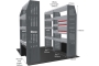 MR4 Express Range For L1H2 Nissan NV400 (Interstar) 2010-2024- Front-Wheel Drive - Full Configuration - Drawers + Shelves photo 2