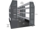 MR4 Express Range For L4H2 Nissan NV400 (Interstar) 2010-2024 - Full Configuration - Drawers + Shelves - Rear Wheel Drive photo 2