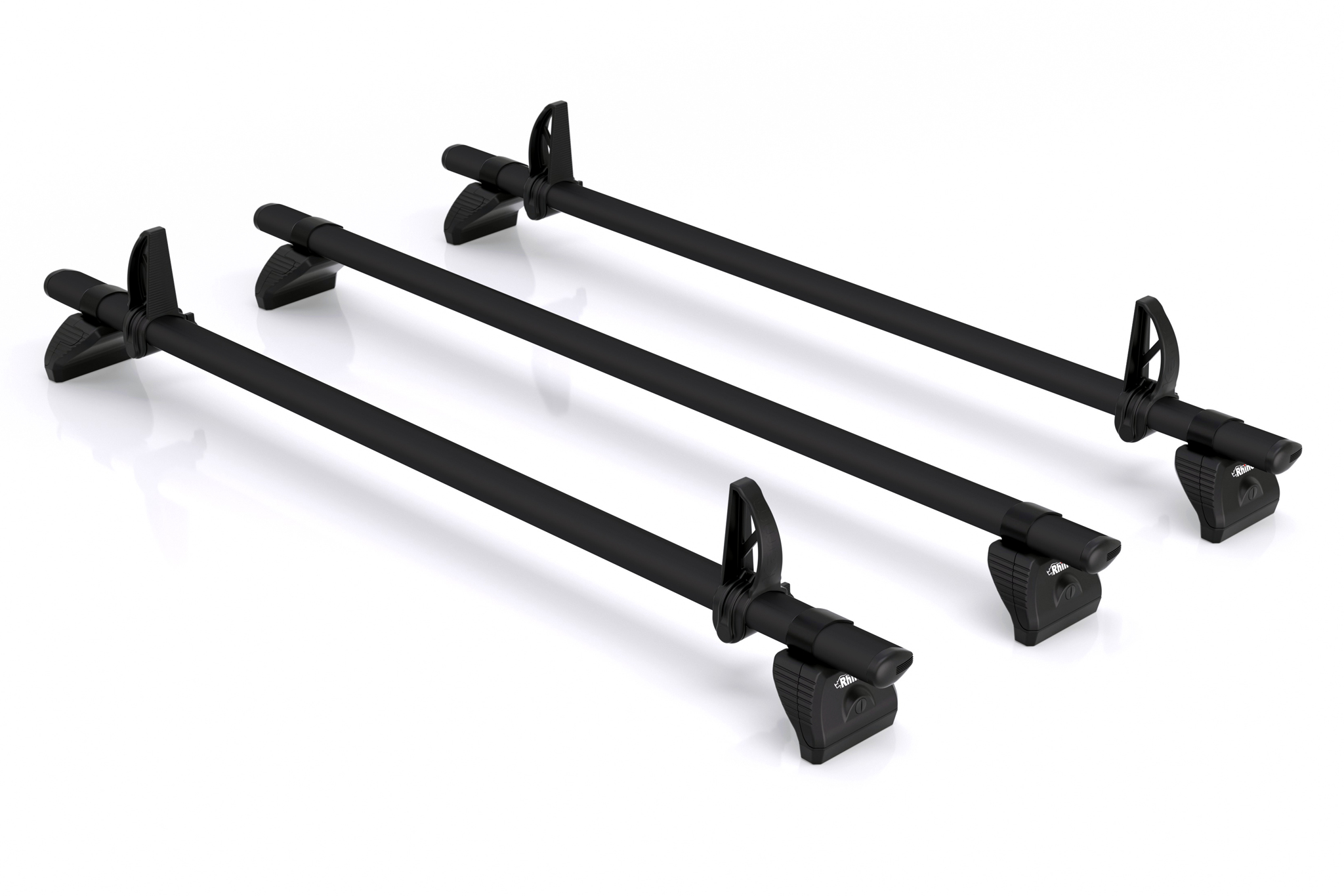 KammBar Black For MAN TGE - 2017 - Medium Wheelbase - High Roof (L3H3), 3 Aluminium Bars photo 1