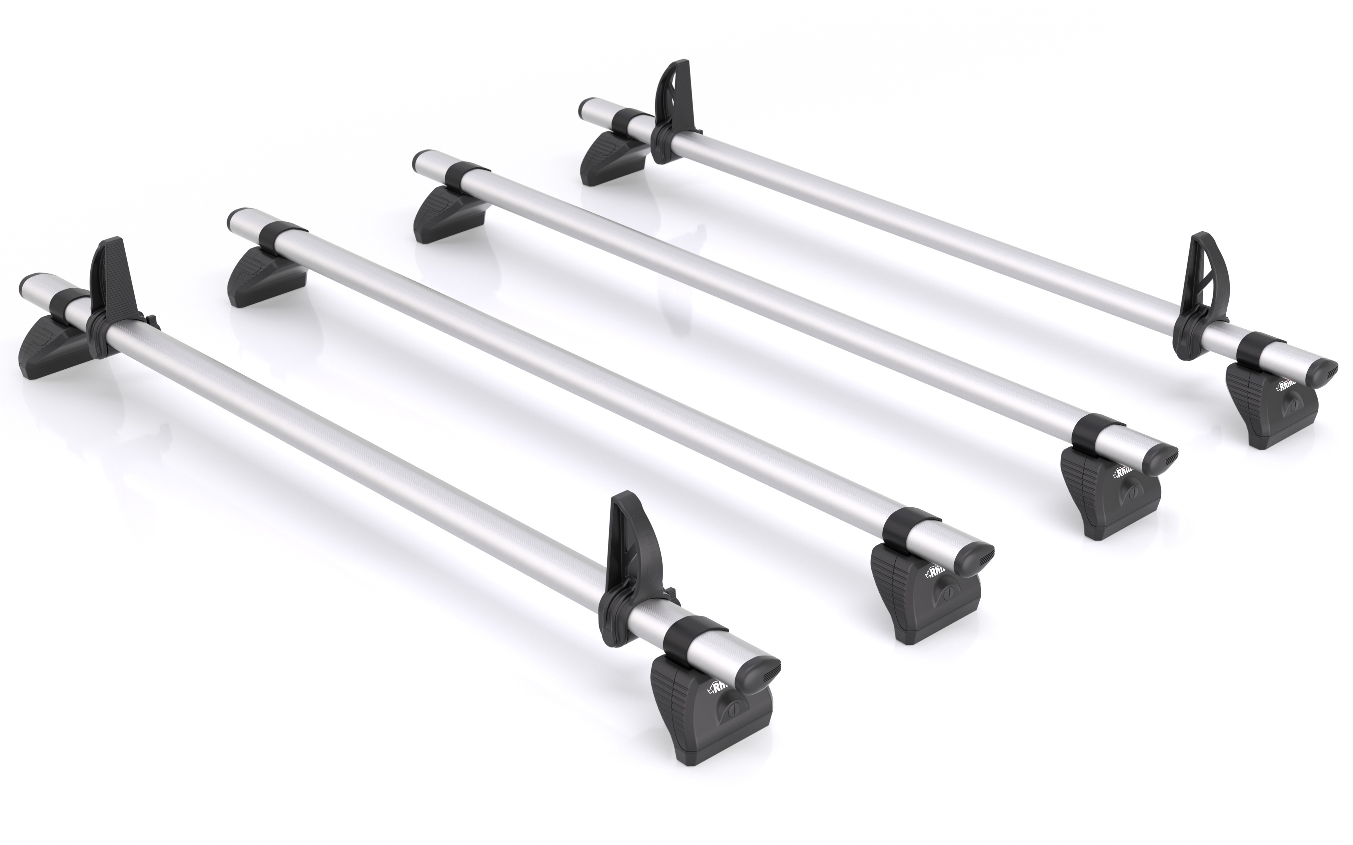 KammBar Pro for Nissan NV400 (Interstar) 2010 - 2024 Medium Wheelbase - High Roof (L2H2), 4 Aluminium Bars photo 1