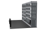 MR4 Express Range For Peugeot Boxer L2H2- Two Bays - Top Tray configuration with matting photo 2