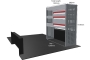 MR4 Express Range For L2H1 Ford Transit Custom 2013-2023 - One Bay - Drawers + Shelves photo 2