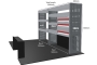 MR4 Express Range For L1H1 Mercedes Sprinter 2018- Front-Wheel Drive - Two Bays - Drawers + Shelves photo 2