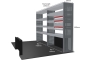 MR4 Express Range For L2H2 Peugeot Boxer 2006- Two Bays - Drawers + Shelves photo 2