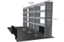 MR4 Express Range For L3H2 Peugeot Boxer 2006- Three Bays - Shelves only photo 2