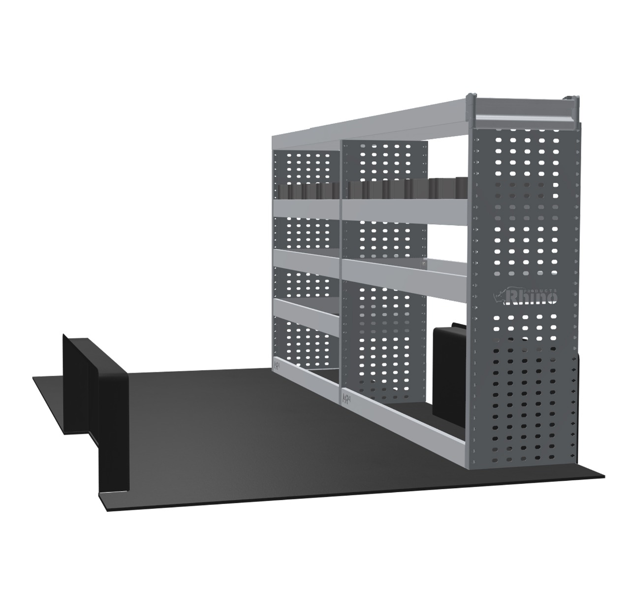 MR4 Express Range For Ford Transit Custom L2H1- Two Bays - Top Tray configuration with matting photo 1