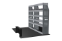 MR4 Express Range For Nissan NV400 (Primastar) L1H2- Two Bays - Top Tray configuration with matting photo 2