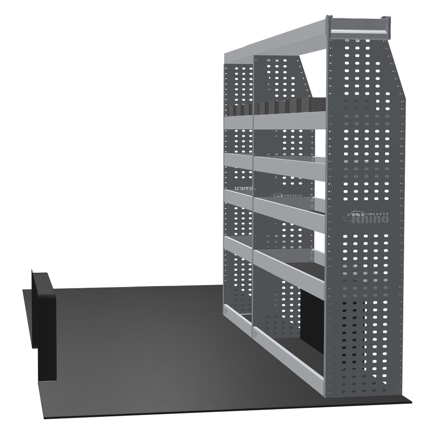 MR4 Express Range For Peugeot Boxer L4H3- Two Bays - Top Tray configuration with matting photo 1